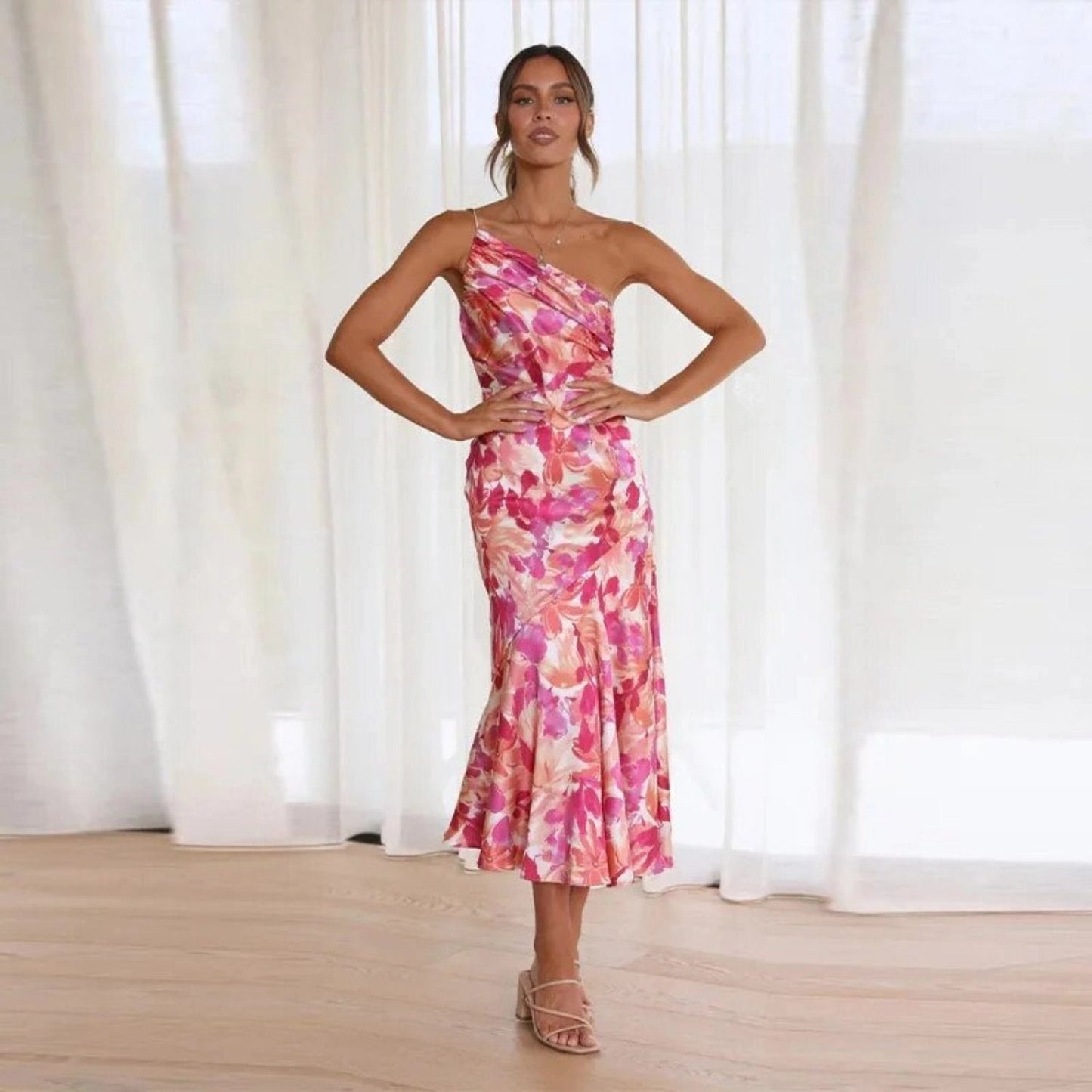 Women's Floral Summer Maxi Dress