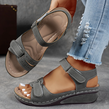 Amara | Women's Platform Cushioned Wedge Sandals
