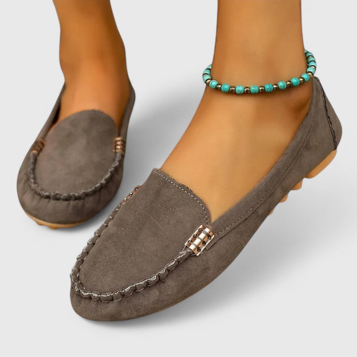 Women's Suede Slip-On Loafers