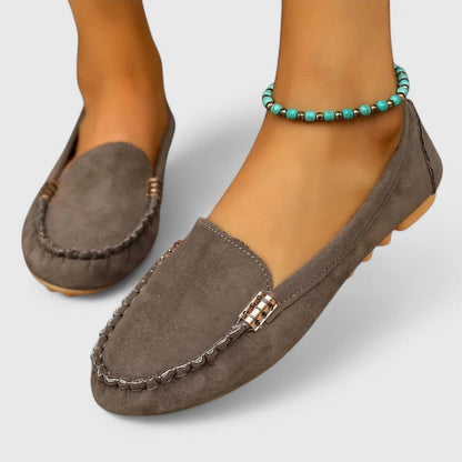 Women's Suede Slip-On Loafers