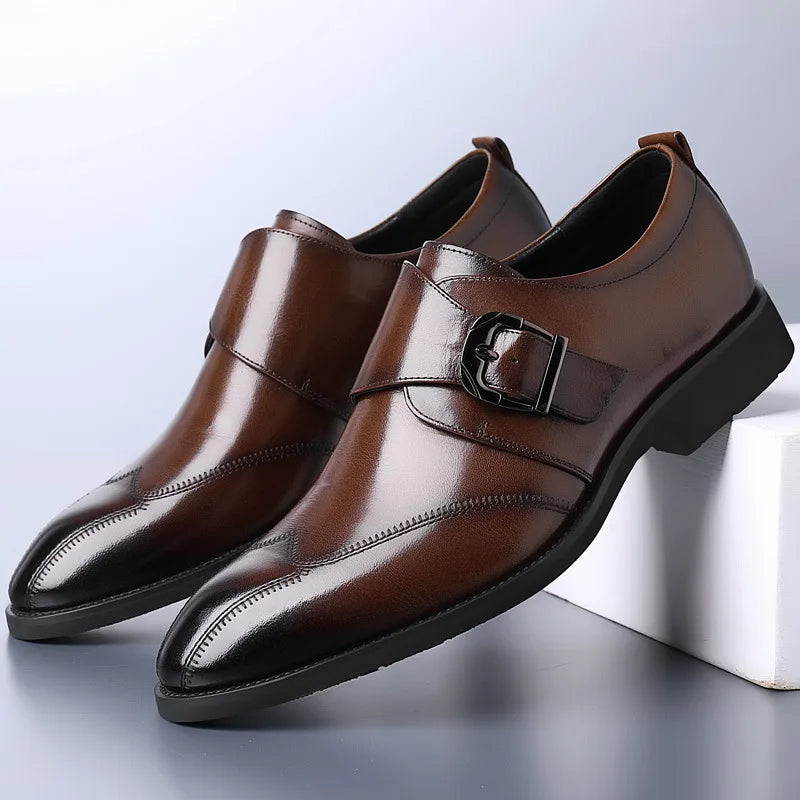 Montari Vegan Leather Lace-Up Dress Shoes