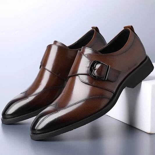 Montari Vegan Leather Lace-Up Dress Shoes