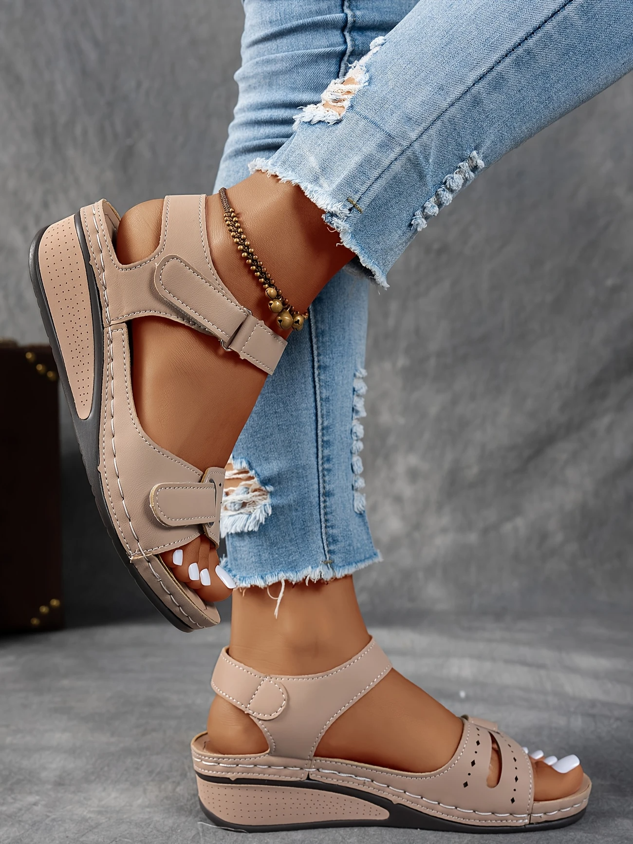 Amara | Women's Platform Cushioned Wedge Sandals