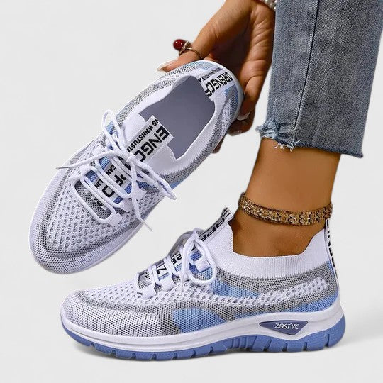 Women's Mesh Lace-Up Sneakers