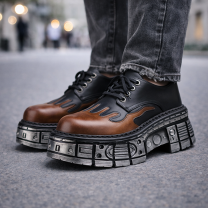 Bronson Leather Platform Boots