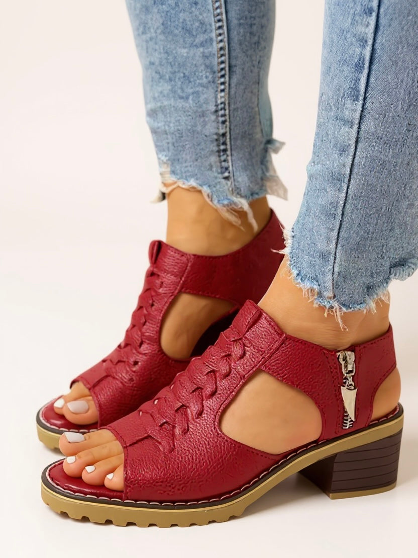 Lucia Women's Block Heel Cushioned Sandals