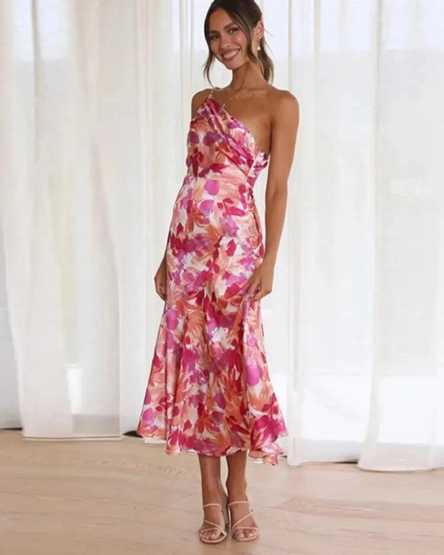 Women's Floral Summer Maxi Dress