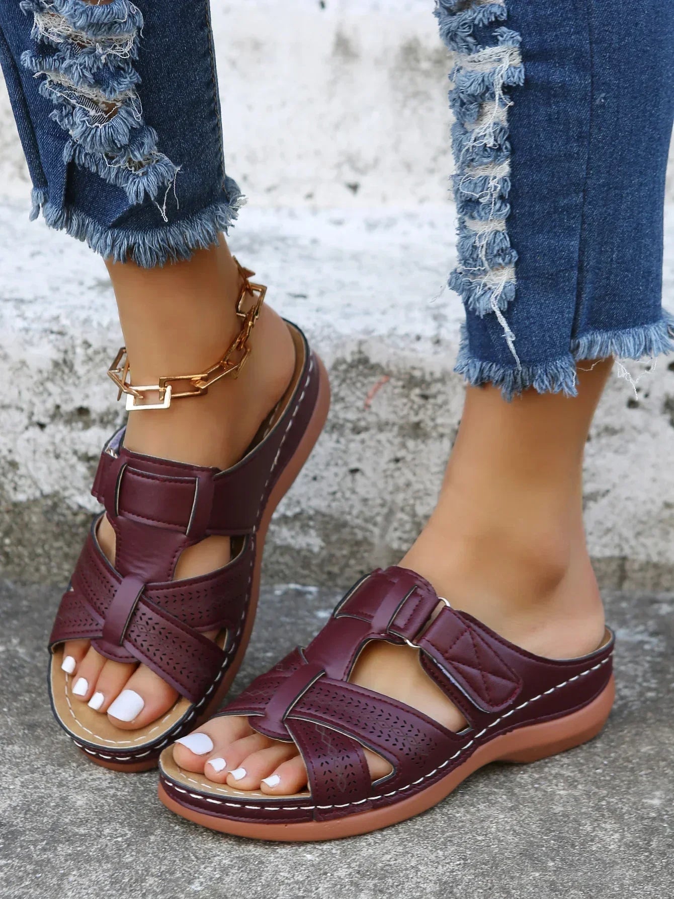 Serena | Women's Orthopedic Cushioned Wedge Sandals