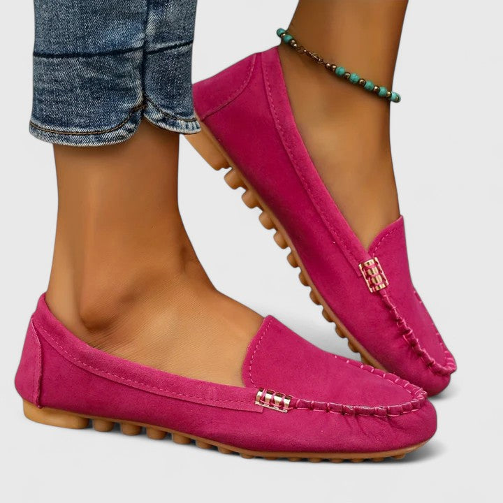 Women's Suede Slip-On Loafers