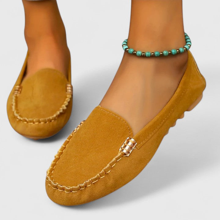 Women's Suede Slip-On Loafers