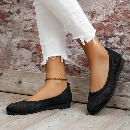 Women's Knit Slip-On Ballet Flats