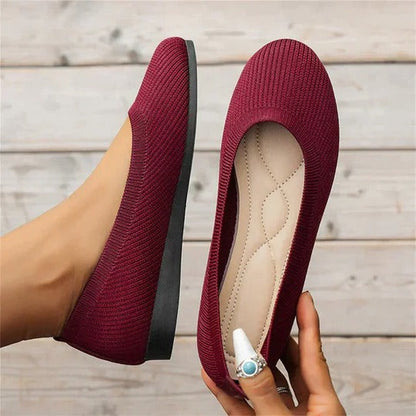 Women's Knit Slip-On Ballet Flats