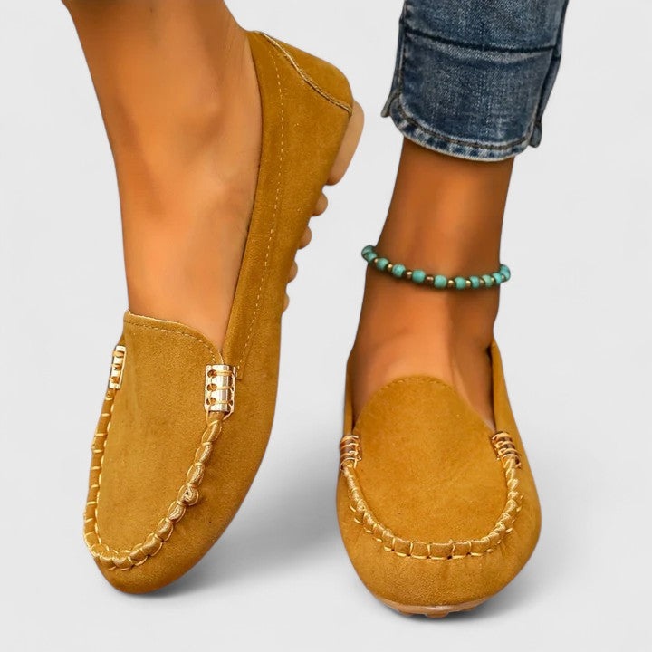 Women's Suede Slip-On Loafers