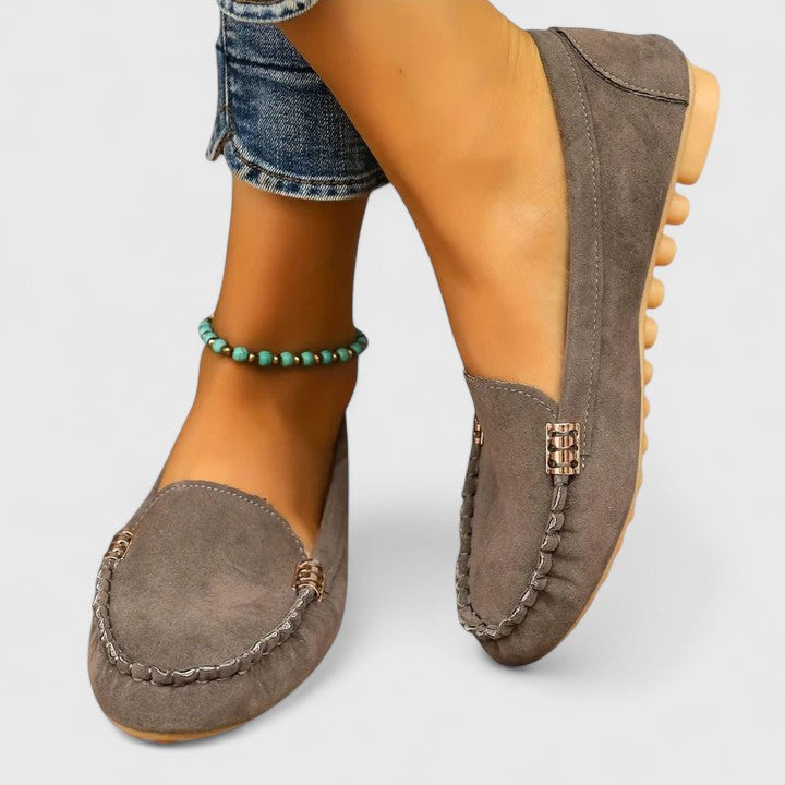 Women's Suede Slip-On Loafers