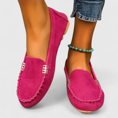 Women's Suede Slip-On Loafers