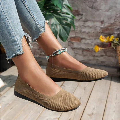 Women's Knit Slip-On Ballet Flats