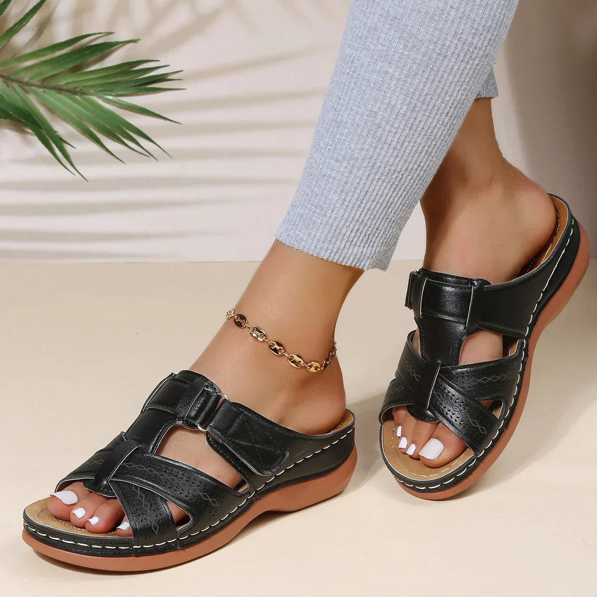 Serena | Women's Orthopedic Cushioned Wedge Sandals
