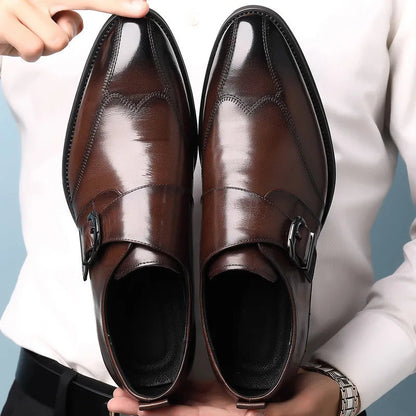 Montari Vegan Leather Lace-Up Dress Shoes