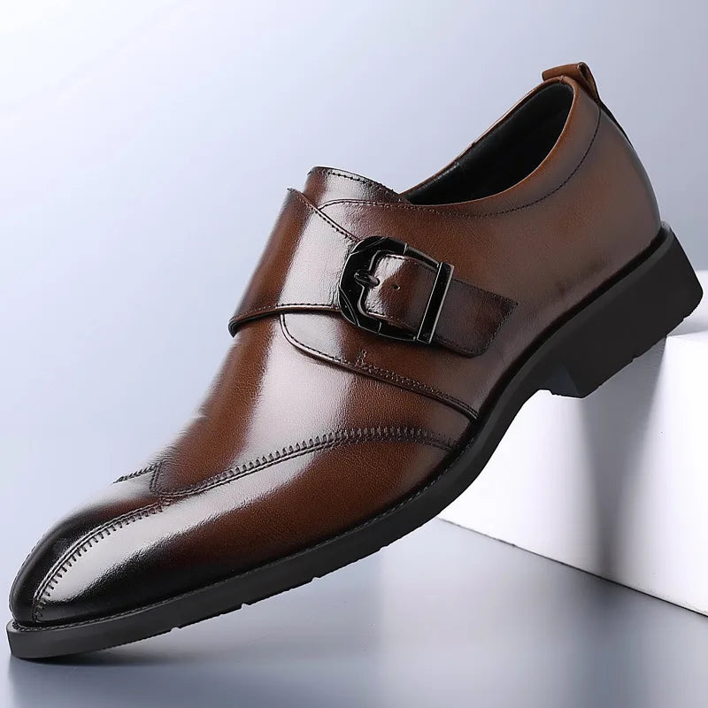 Montari Vegan Leather Lace-Up Dress Shoes
