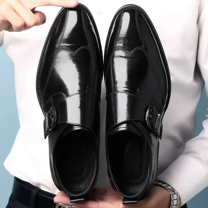 Montari Vegan Leather Lace-Up Dress Shoes