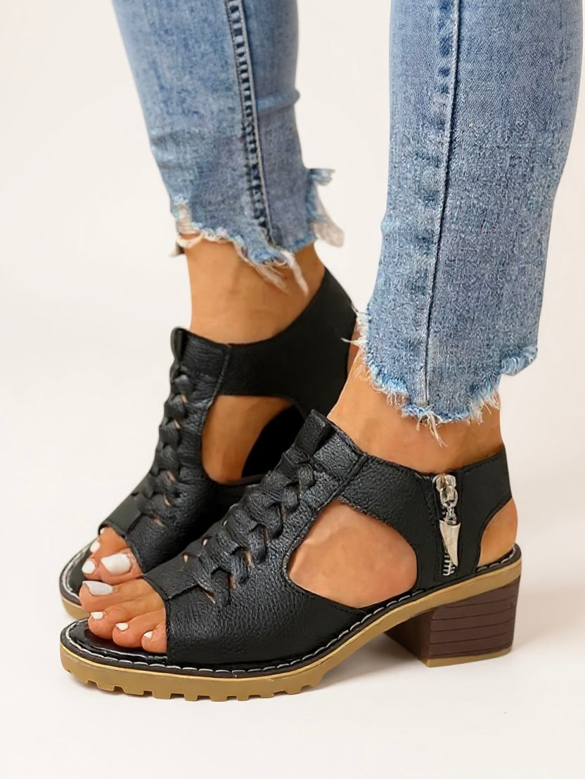 Lucia Women's Block Heel Cushioned Sandals