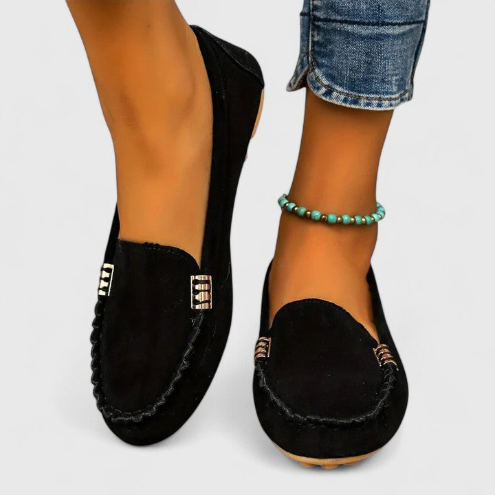 Women's Suede Slip-On Loafers