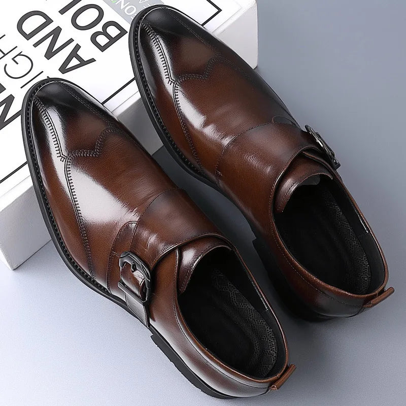 Montari Vegan Leather Lace-Up Dress Shoes