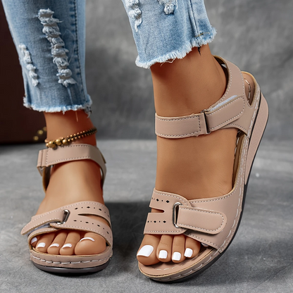 Amara | Women's Platform Cushioned Wedge Sandals