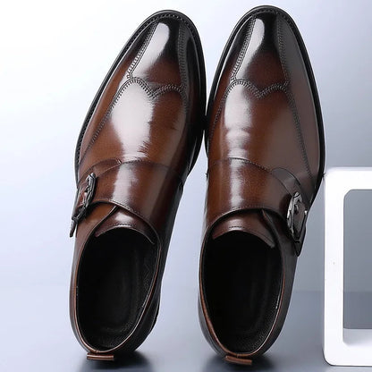 Montari Vegan Leather Lace-Up Dress Shoes