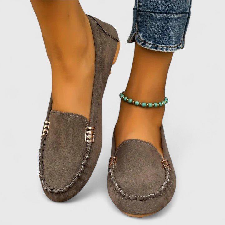 Women's Suede Slip-On Loafers