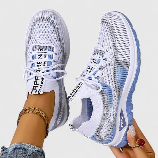 Women's Mesh Lace-Up Sneakers