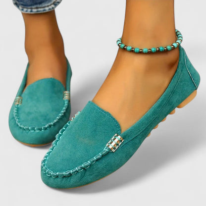Women's Suede Slip-On Loafers