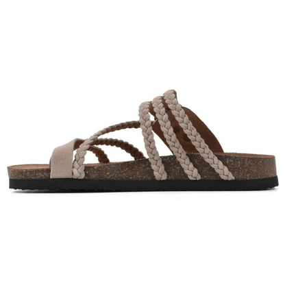 Lucia | Women's Braided Buckle Sandals