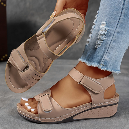 Amara | Women's Platform Cushioned Wedge Sandals