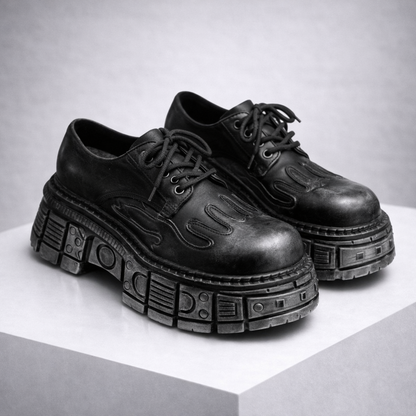 Bronson Leather Platform Boots