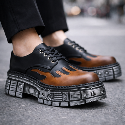 Bronson Leather Platform Boots