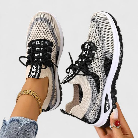 Women's Mesh Lace-Up Sneakers