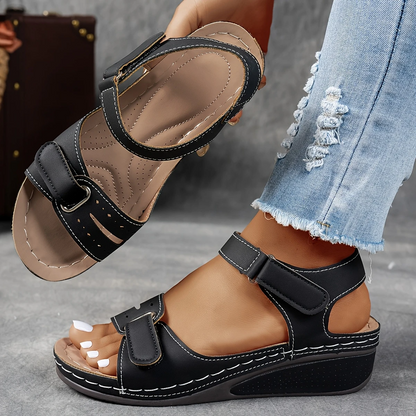 Amara | Women's Platform Cushioned Wedge Sandals