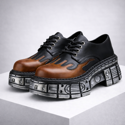 Bronson Leather Platform Boots